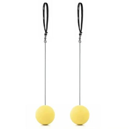 Play Pair of First Poi with 70mm Stage Ball - Loop Handle