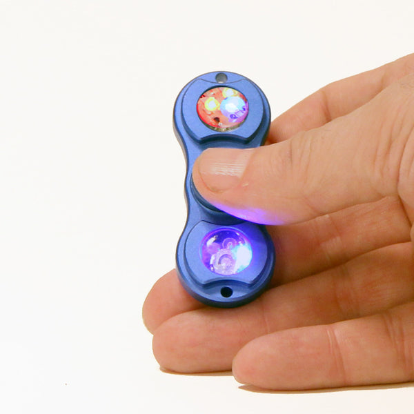 The Zeekio Thumb Spinner - Fidget Spinner with LED Lights