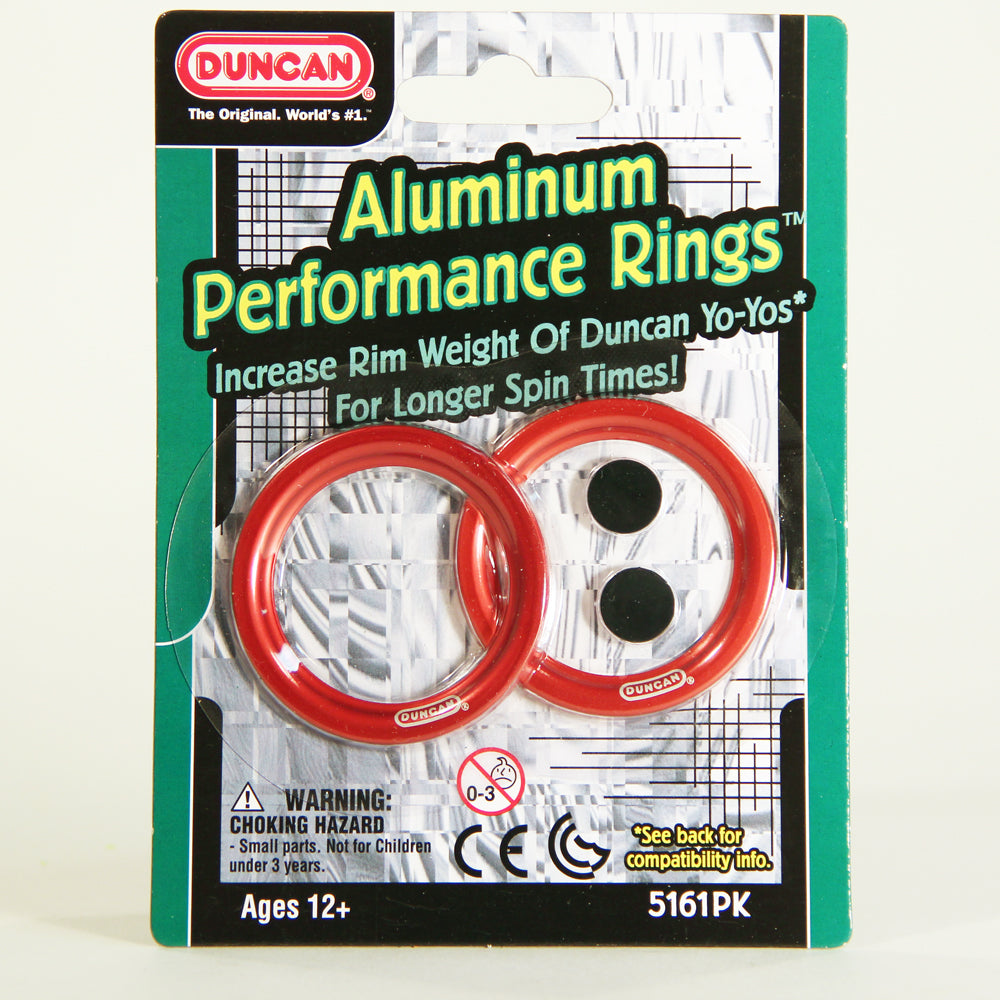 Duncan Aluminum Performance Rings or Weight Rings for Your Yo-Yo