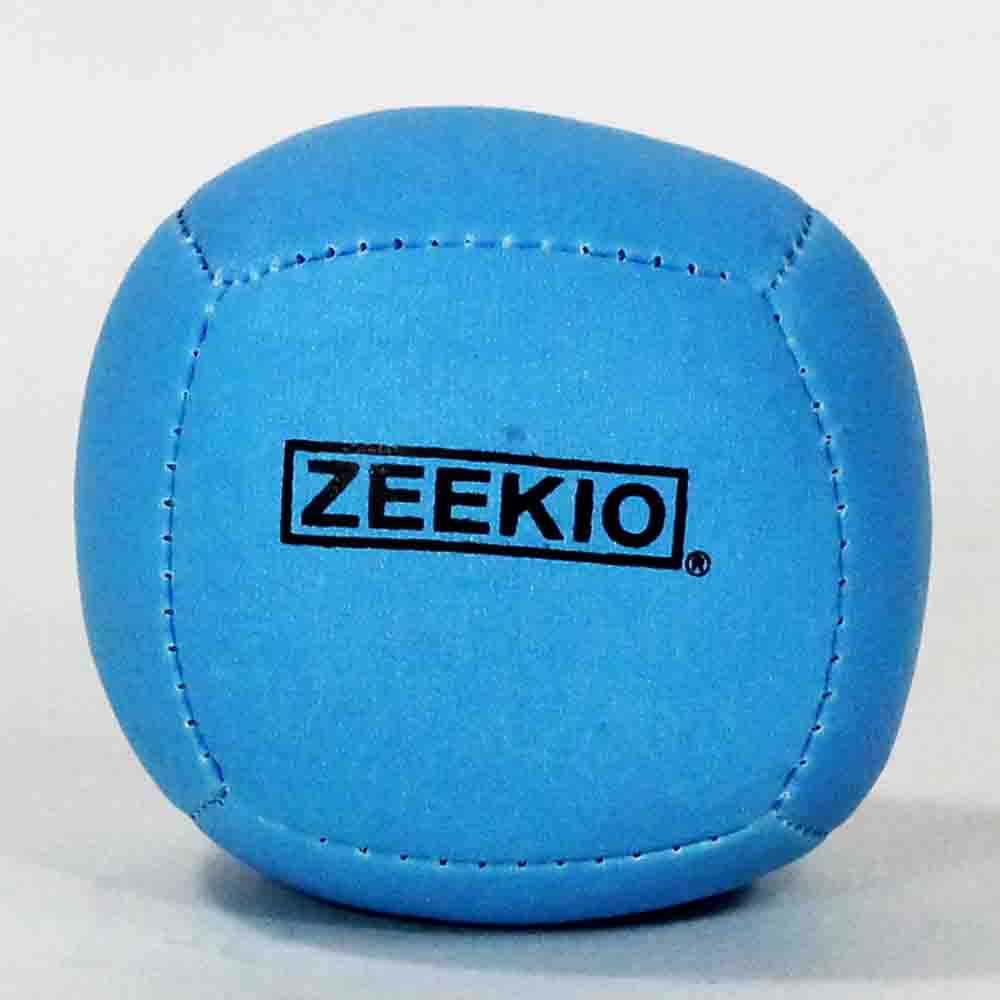 Zeekio Lunar Juggling Ball - 110g Professional UV Reactive 6 Panel Ball - Single Ball