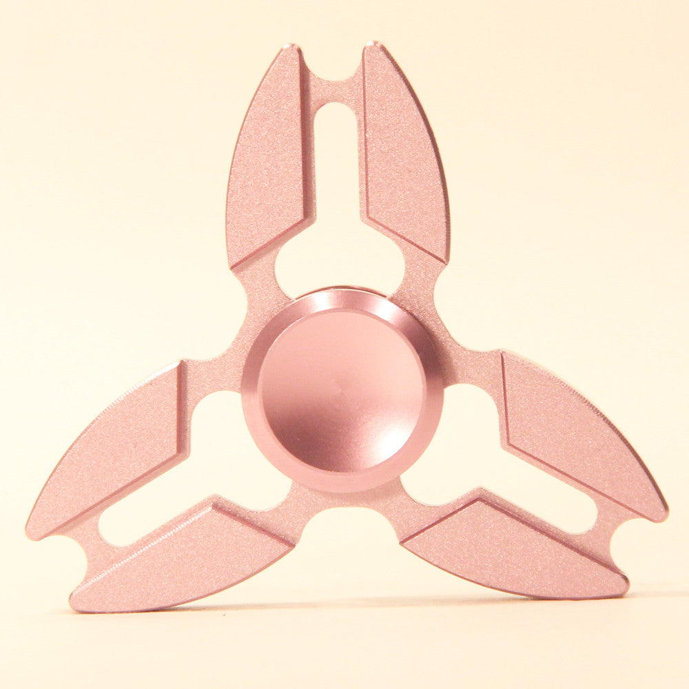 Tri-Star High Grade Aluminum Fidget Spinner -with Storage Case and Carry Pouch *Lead Free*