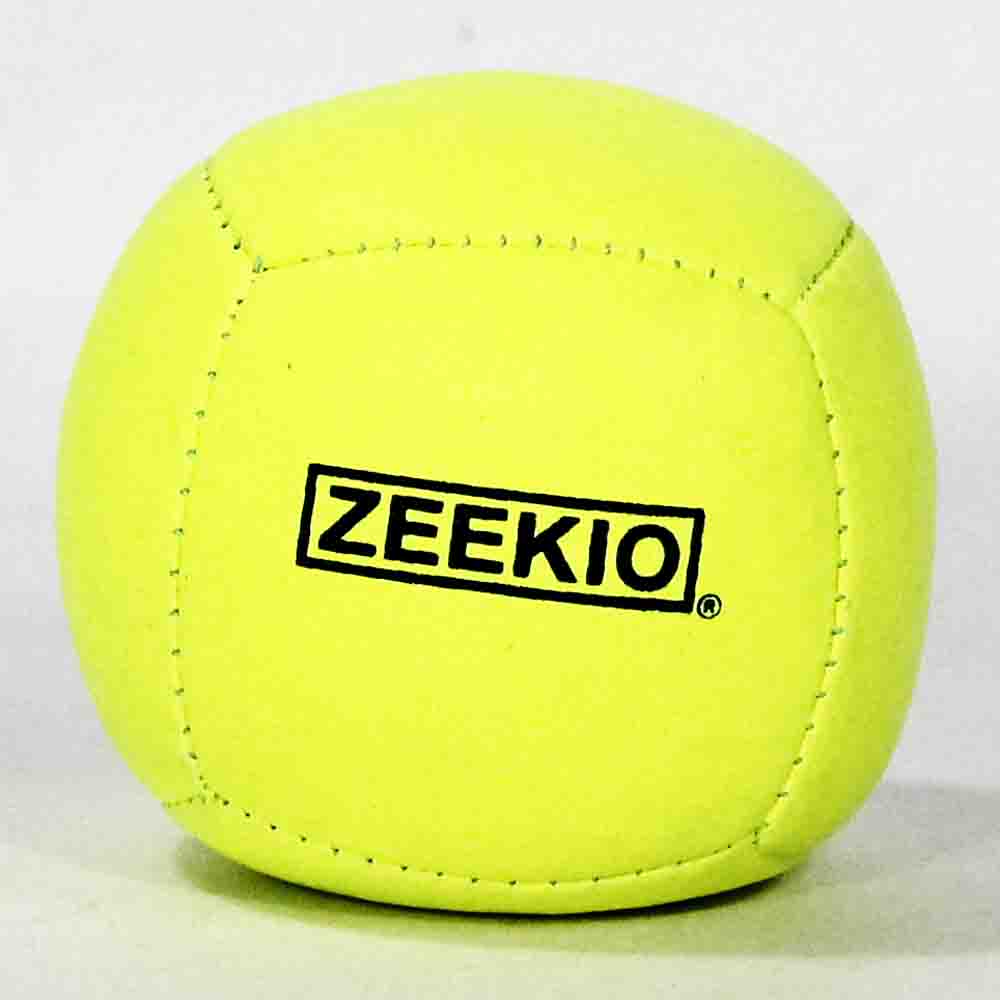 Zeekio Lunar Juggling Ball - 110g Professional UV Reactive 6 Panel Ball - Single Ball