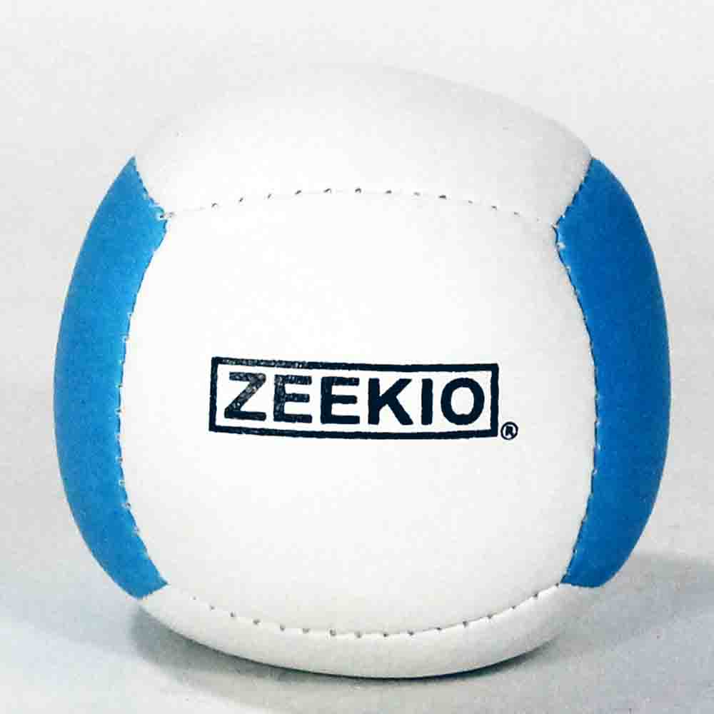 Zeekio Lunar Juggling Ball - 110g Professional UV Reactive 6 Panel Ball - Single Ball