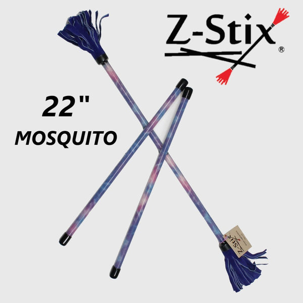 Z-Stix Jugling Flower Sticks/Devil Sticks - USA Made, Handmade, Mosquito 22''