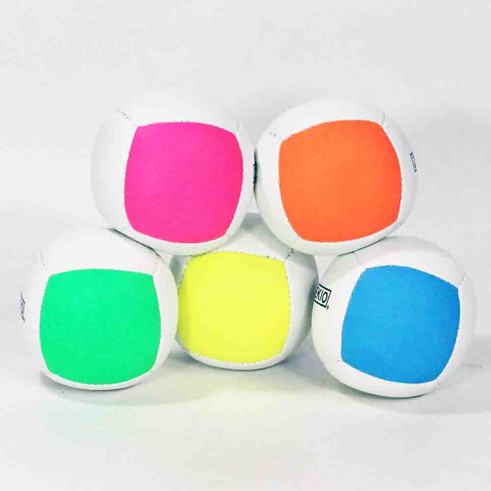 Zeekio Lunar Juggling Ball - 110g Professional UV Reactive 6 Panel Ball - Single Ball