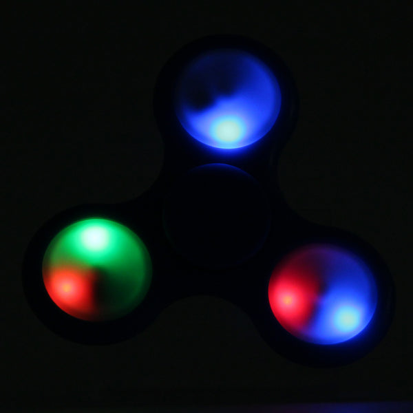 Hand Spinner -LED Tips Tri-Spinner - Fidget Toy
