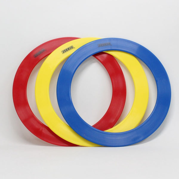 Zeekio Junior Juggling Rings - 9.5" Diameter - Great for Kids - Set of 3