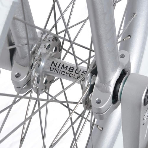 Nimbus Eclipse 20" Pro Freestyle Unicycle 300mm - Silver