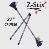 Z-Stix Made to Order Handmade Juggling Sticks-Flower/Devil Stick - Cruiser 27"
