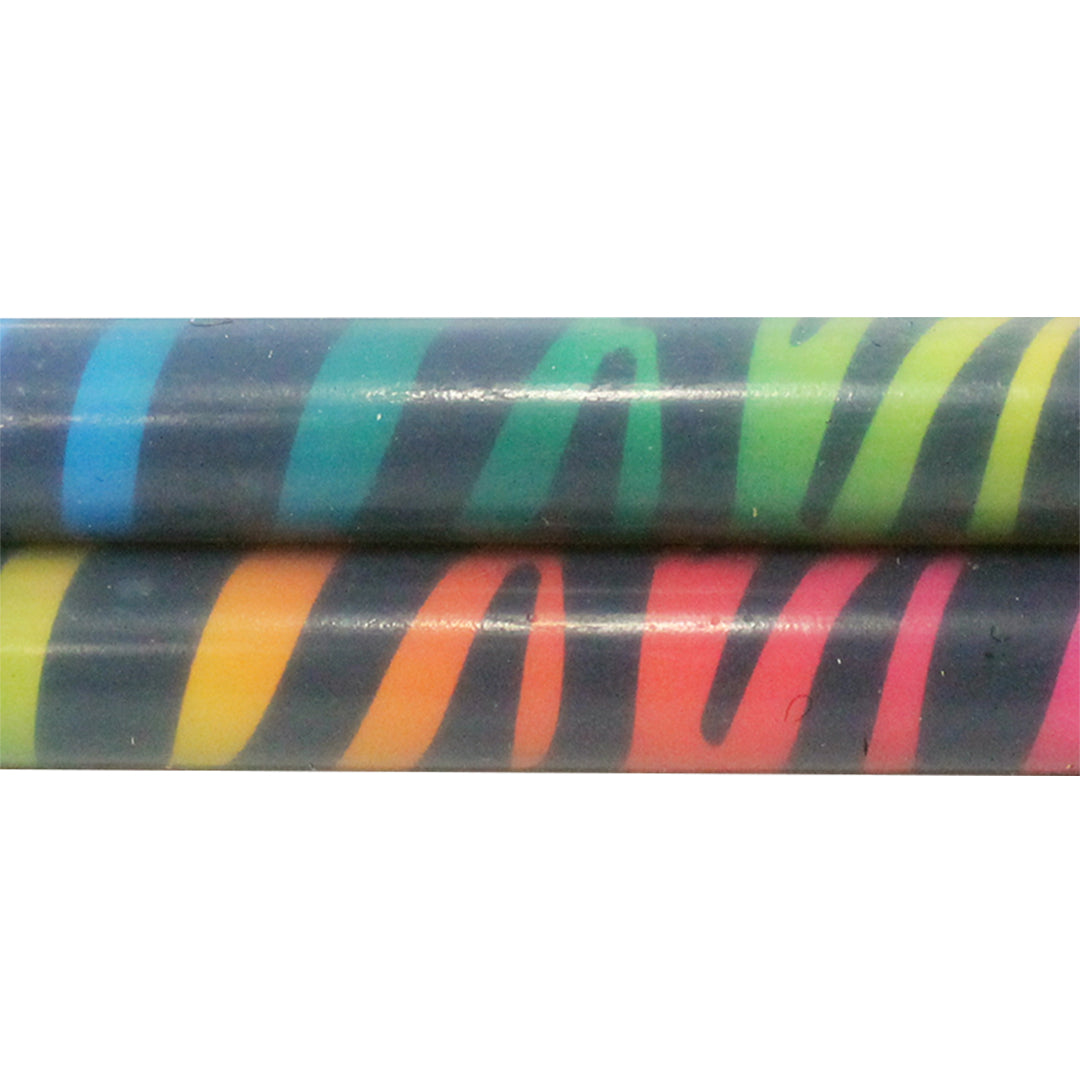 Z-Stix Flower Juggling Stick- Devil Stick- Zebra Series- Choose the Perfect Size
