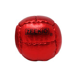 Zeekio Galaxy Juggling Ball - Metallic Series - Premium 12 Panel Leather Ball, 130g, 67mm - (1) Single Ball