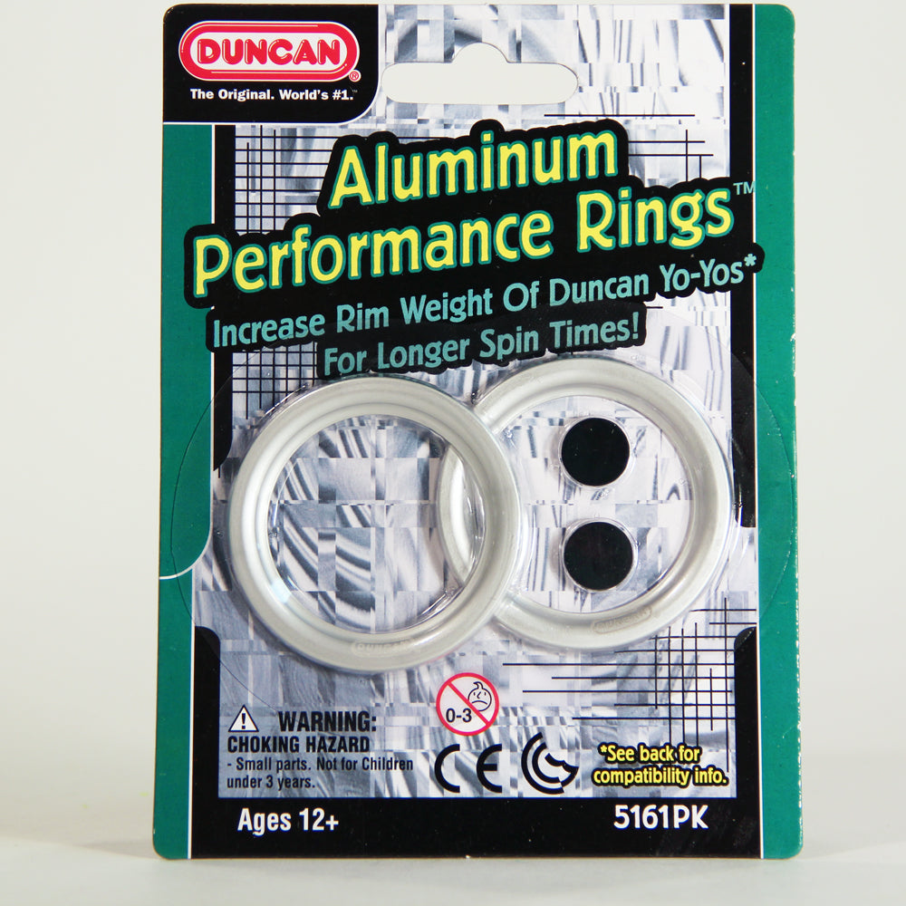 Duncan Aluminum Performance Rings or Weight Rings for Your Yo-Yo