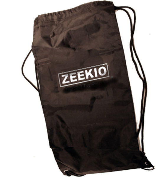 Zeekio Juggling Bag - Durable Nylon Drawstring Bag - Large 12"x 24" - Fits 6 Juggling Clubs