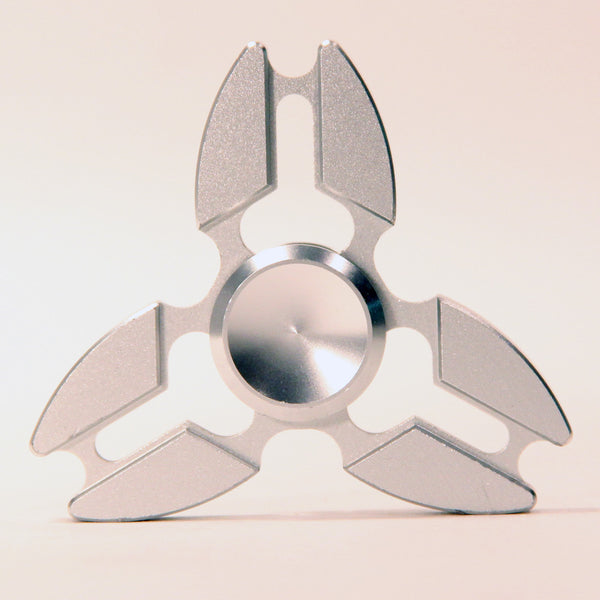 Tri-Star High Grade Aluminum Fidget Spinner -with Storage Case and Carry Pouch *Lead Free*